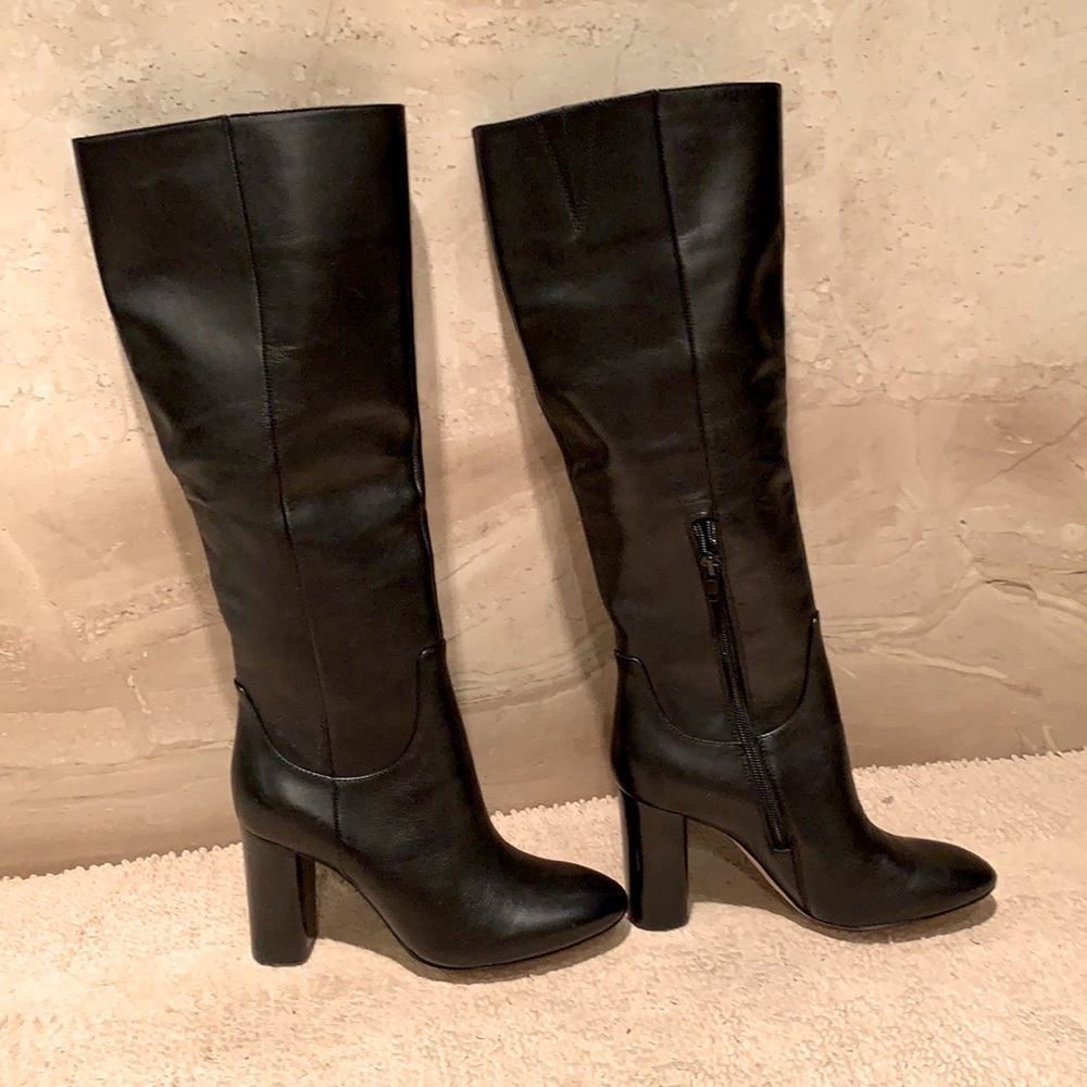 Nine West Knee High Leather Boots, Size 5.5.  Never Worn!